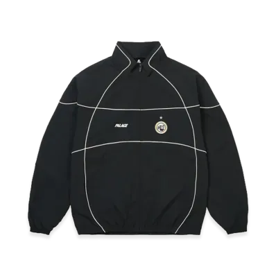 PALACE Pro Team Piped Shell Jacket "Black"