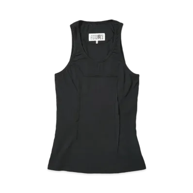 MM6 Maison Margiela Tank Top "Washed Black"