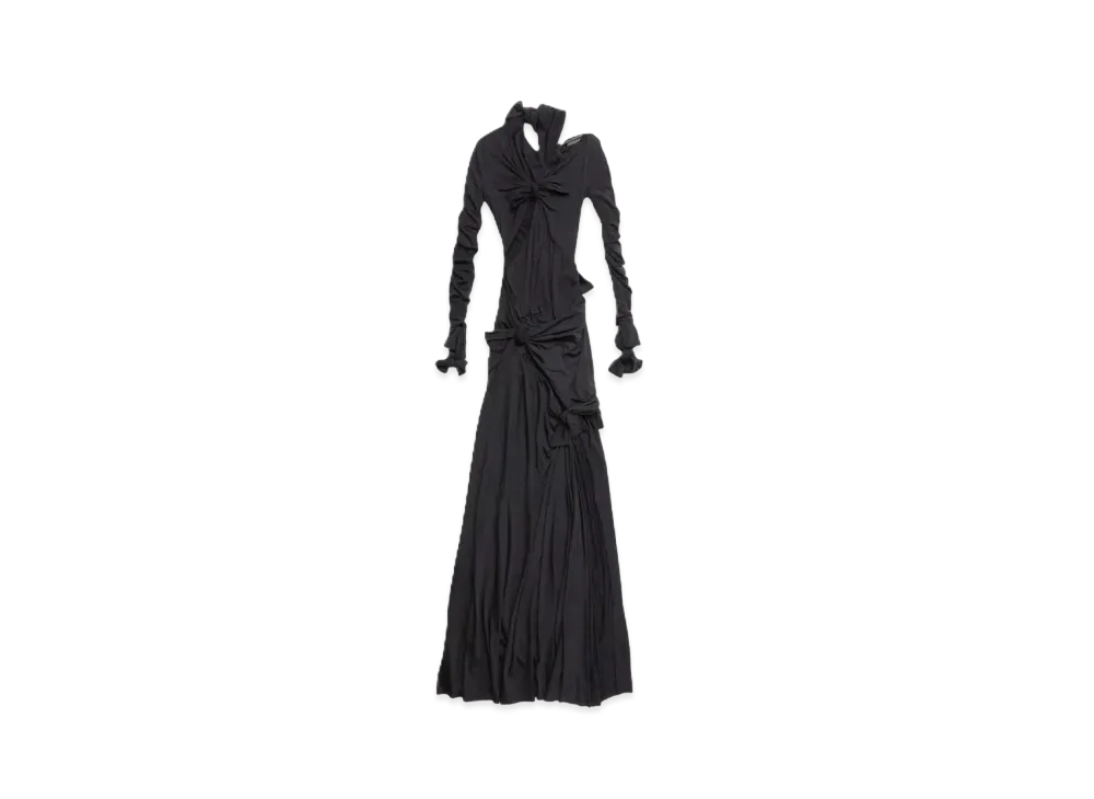 BALENCIAGA Women's Knot Gowns "Black"