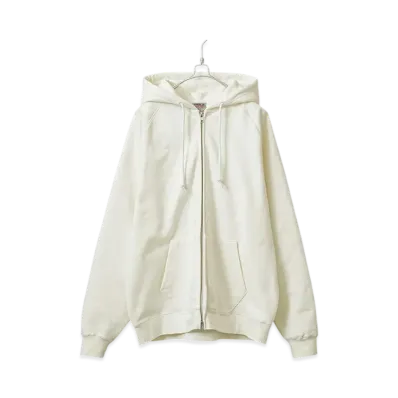 ONEITA Power Sweat Zip Up Hoodie "Off White"