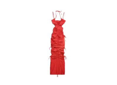 BALENCIAGA Women's Patched Bikini Dresses "Red"