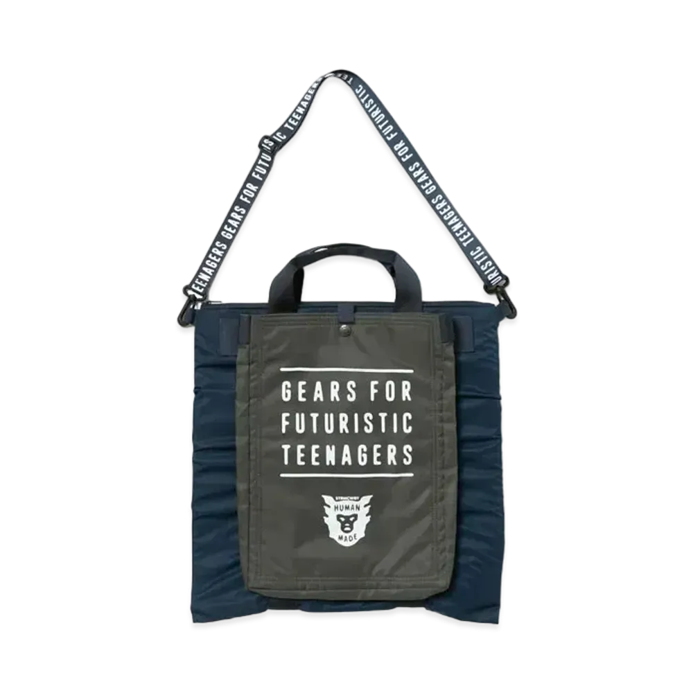 HUMAN MADE HELMET BAG "Navy"