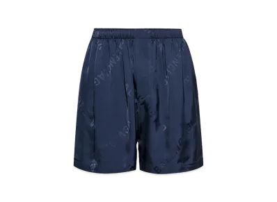 BALENCIAGA Monogram Shorts "Navy Blue"
