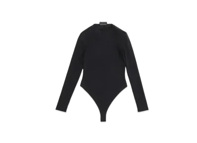 BALENCIAGA Women's Outside Loop Slim Fit Top "Black"