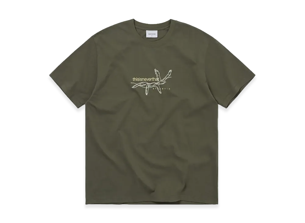 thisisneverthat Stitched Birds Tee "Olive"