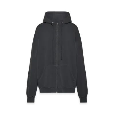 Maison Margiela Men's Embroidered Logo Hoodie "Black"