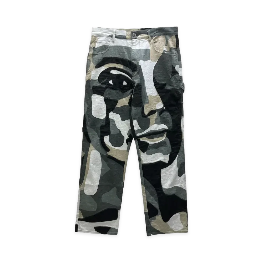 Louis Vuitton 23AW KidSuper Monogram Patchwork Denim Pants "Multicolor"
