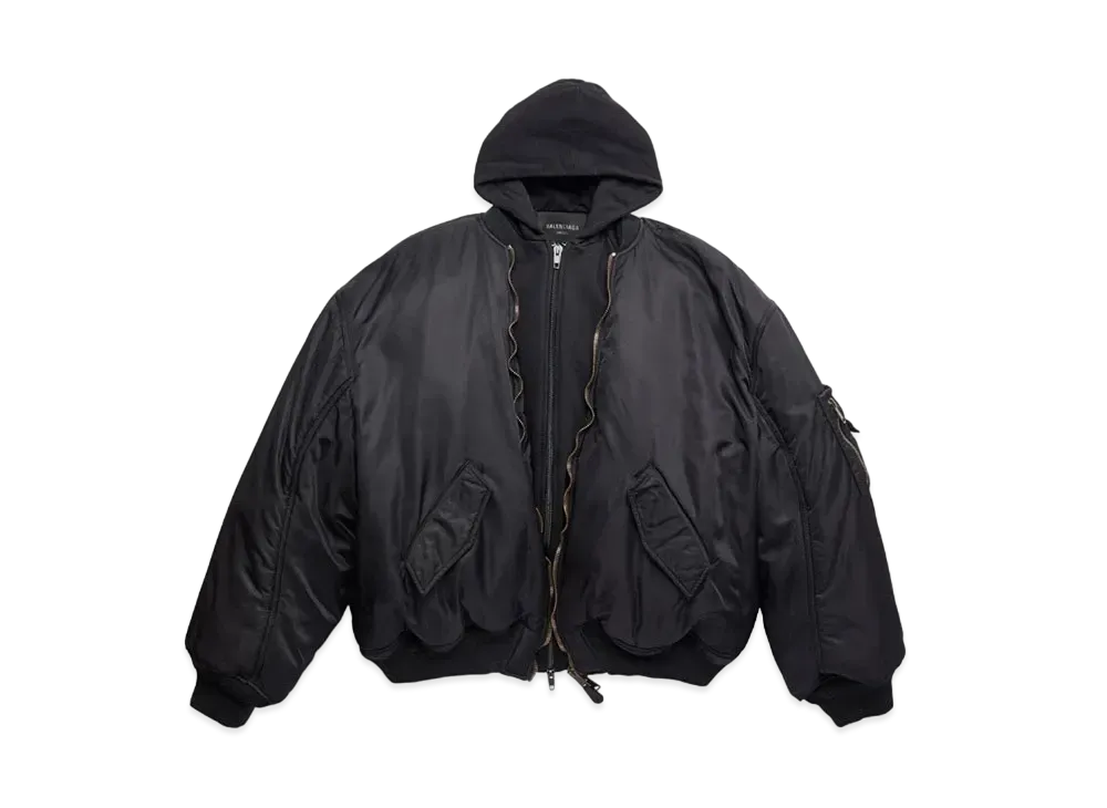 BALENCIAGA MENS Paris All In Bomber "Black"