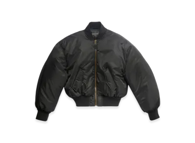 BALENCIAGA Nylon Bomber 23SS "Black"