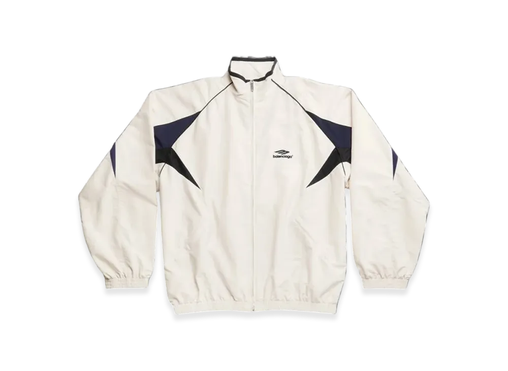 BALENCIAGA 3B Sports Icon Medium Fit Tracksuit Jacket "White"