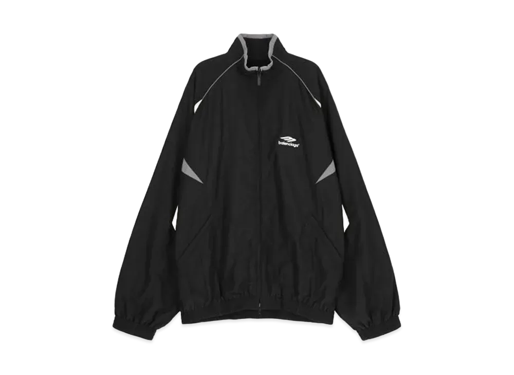BALENCIAGA 3B Sports Icon Regular Track Suit Jacket "Black"