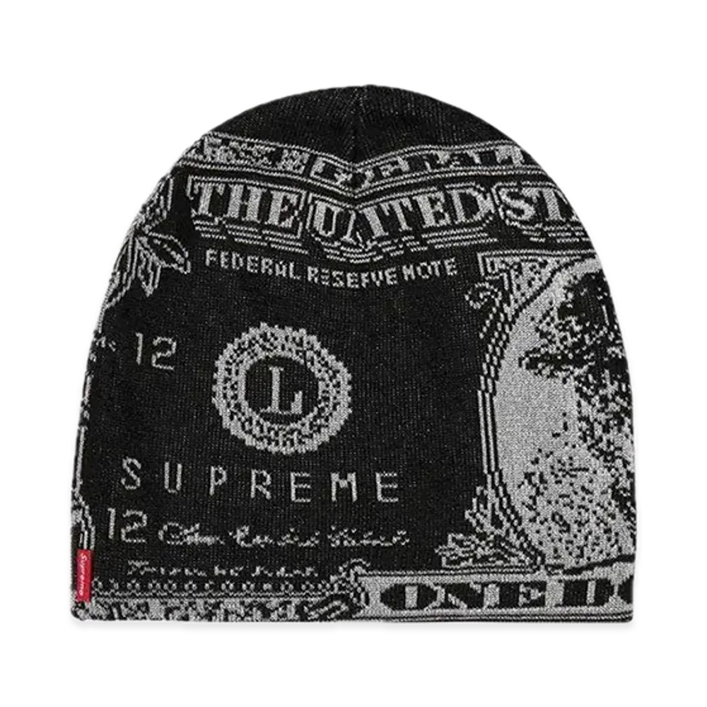Supreme Dollar Beanie "Black"