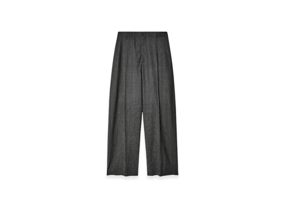 BALENCIAGA Women's Shredded Tailored Pants "Grey"