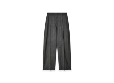 BALENCIAGA Women's Shredded Tailored Pants "Grey"