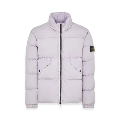 Stone Island 40623 Garment Dyed Crinkle Reps Recycled Nylon Down Jacket - 23FW "Lavender"