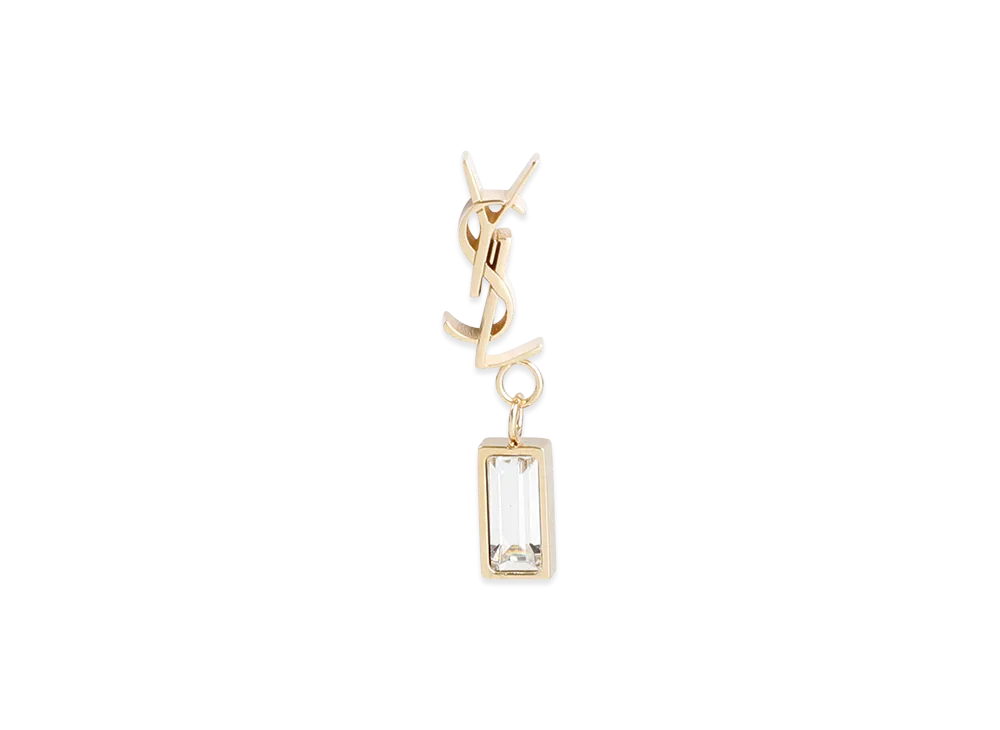 Saint Laurent Women's 'Cassandre' Single Earrings "Gold"