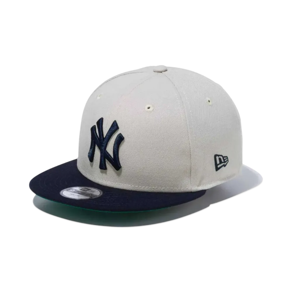 NEW ERA Powered by GORO NAKATSUGAWA (min-nano) Youth 9Fifty New York Yankees Stone Navy Visor "Stone/Navy"