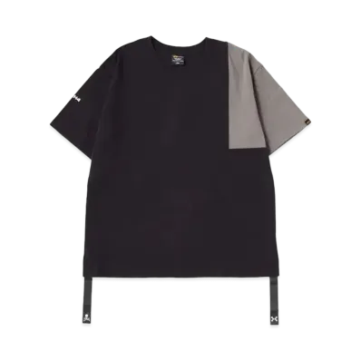 mastermind JAPAN x C2H4 Made By Alpha Industries Tee "Black Gray"