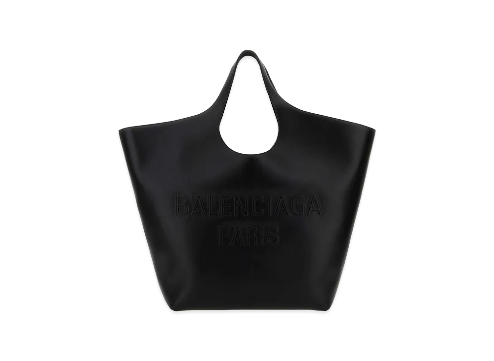 BALENCIAGA Women's Leather Large Mary-Kate Shopping Bag "Black"
