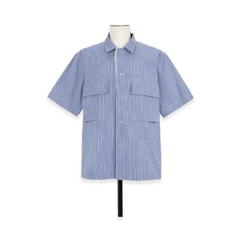 sacai Poplin Shirt "Blue Stripe"