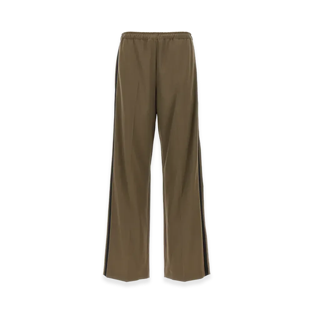 MM6 Maison Margiela Women's Satin Band Pants "Green"