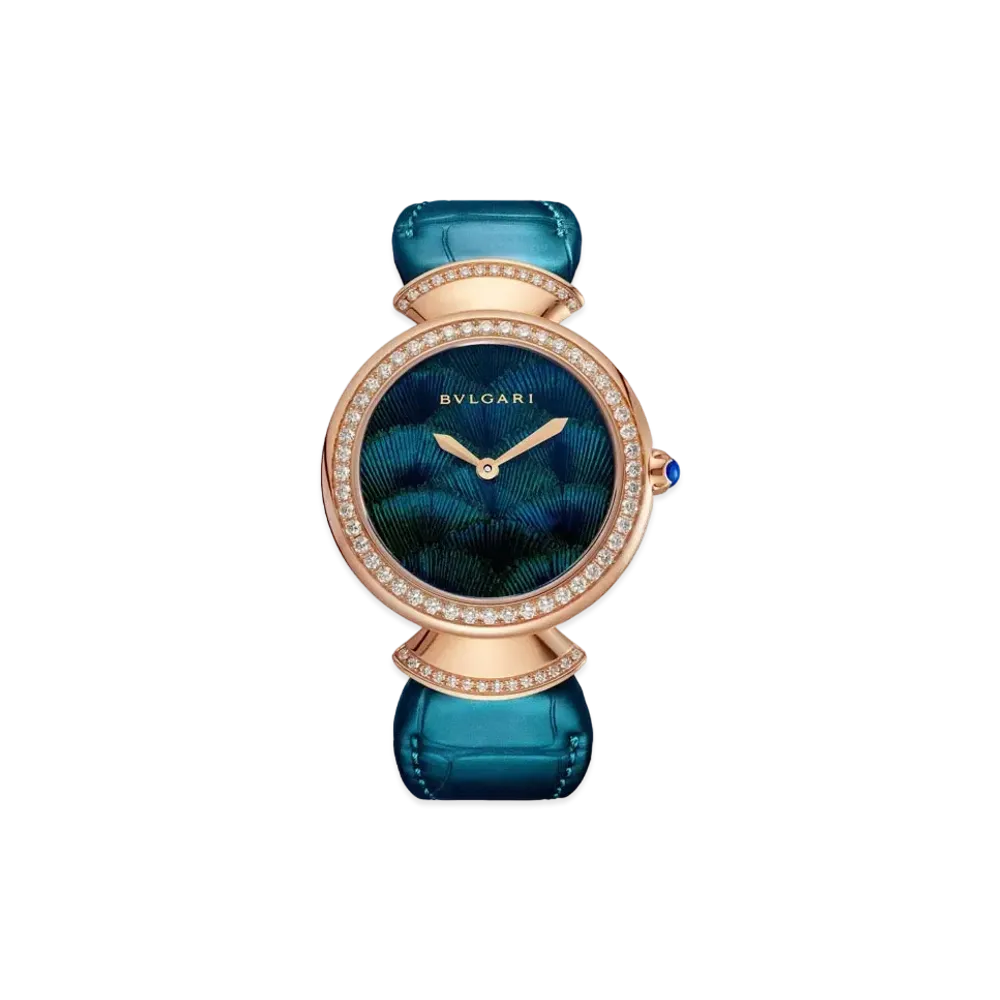 BVLGARI Deeva Dream Watch "Pink Gold/Green" 103767