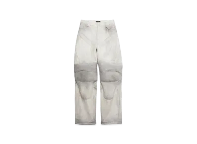 BALENCIAGA Men's Biker Baggy Pants "White"