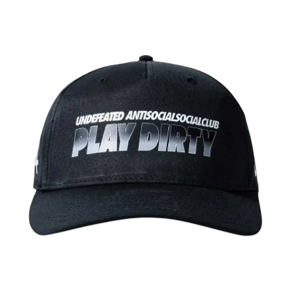 ANTI SOCIAL SOCIAL CLUB x Undefeated Play Social Cap "Black"