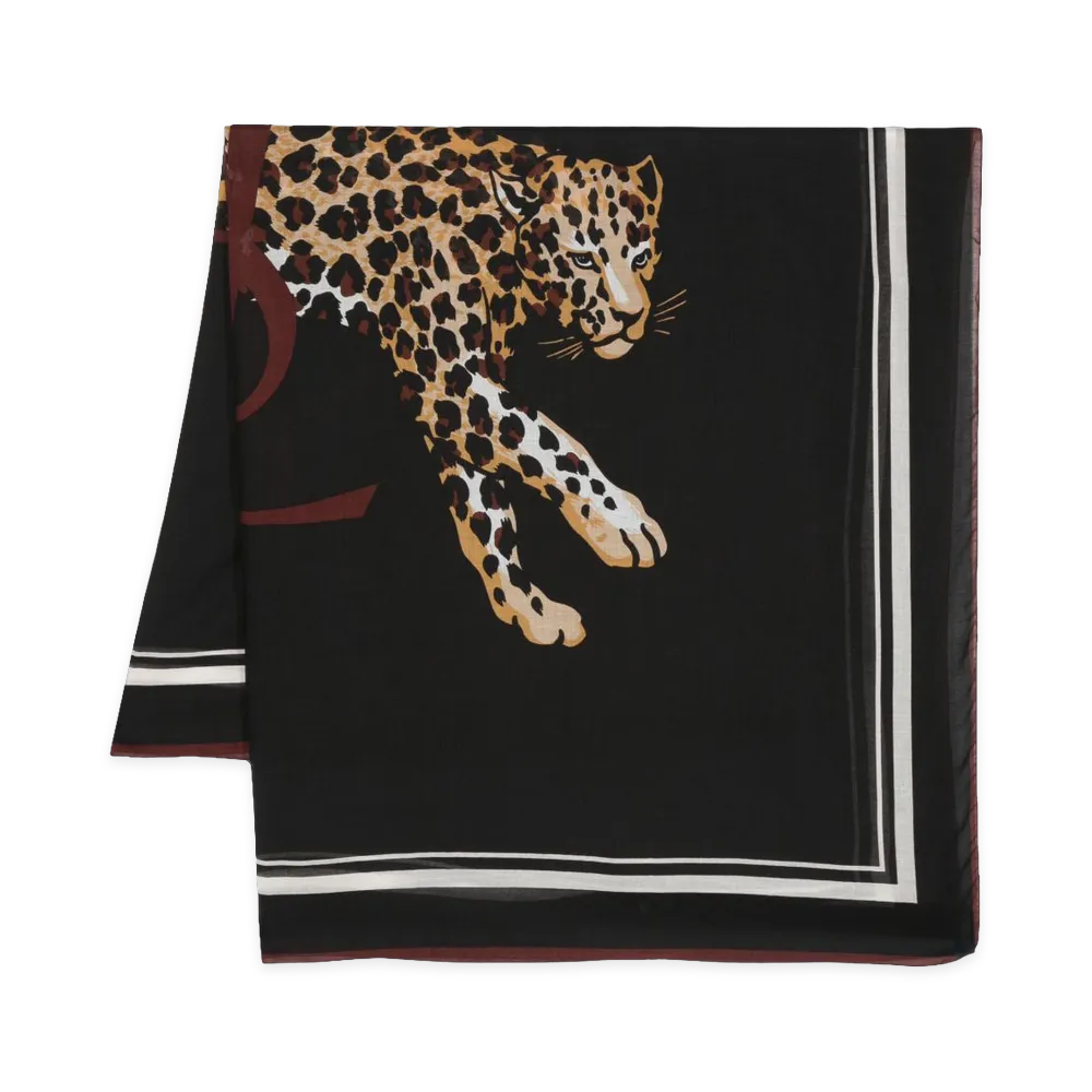 Saint Laurent Women's Scarfs "Black"
