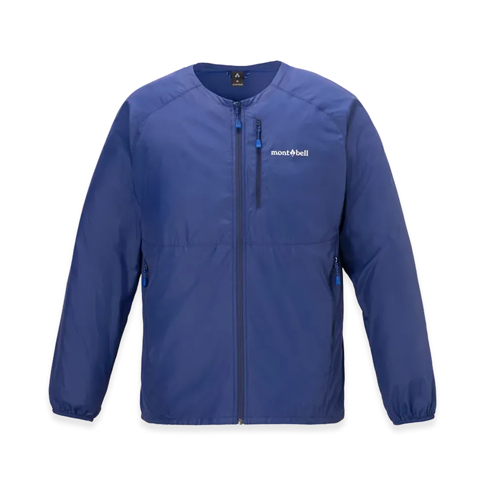 mont-bell Wind Blast V-Neck Jacket "Blue"