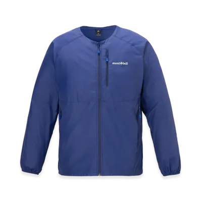 mont-bell Wind Blast V-Neck Jacket "Blue"