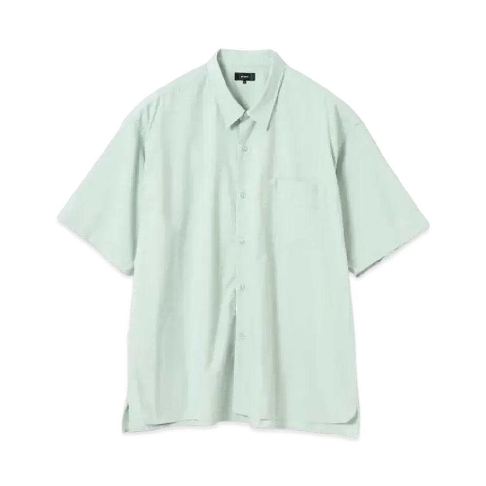 BEAMS Solid Easy Half Sleeve Shirt "SeaGreen"