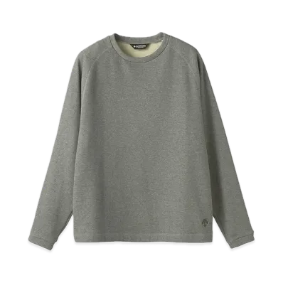 DESCENTE ALLTERRAIN Bomber Long Sleeve Crew "Gray"