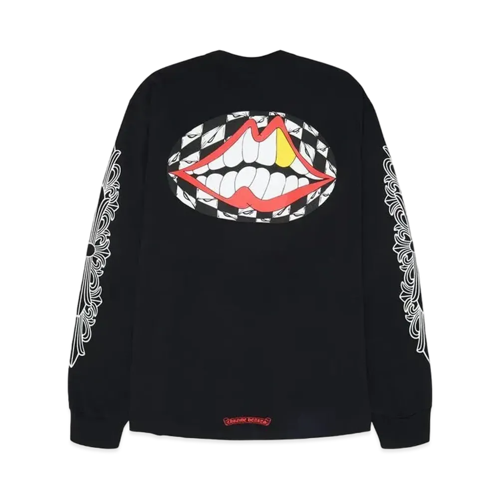 Chrome Hearts Matty Boy Flower Chomper L/S T-Shirt "Black"
