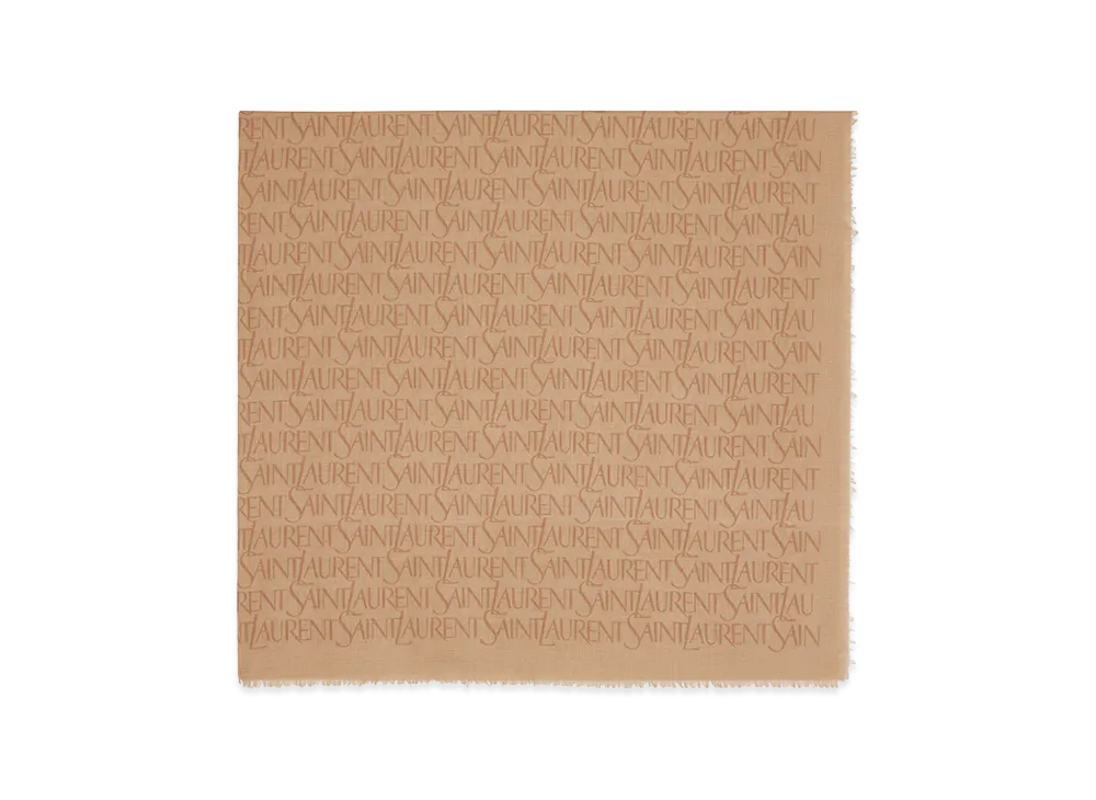 Saint Laurent Women's Scarfs "Beige"