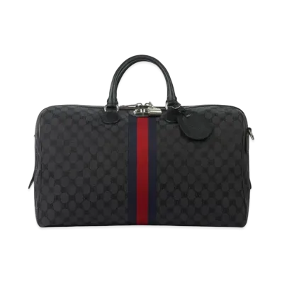 GUCCI x BALENCIAGA The Hacker Medium Duffel Bag Canvas Jacquard "Black"