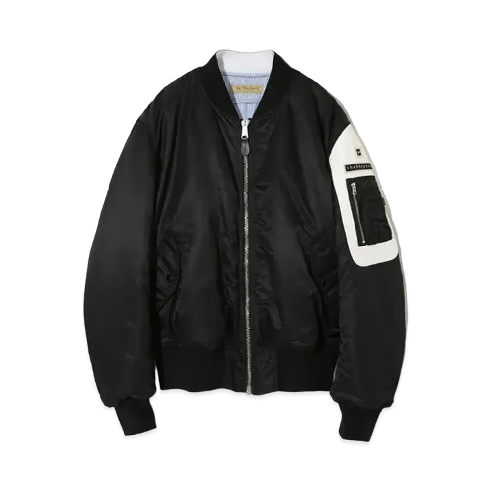 UNDERCOVER The Shepherd Nylon Ma-1 Jacket "Black"