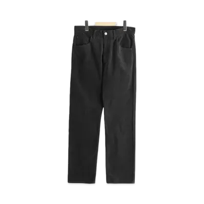 COMOLI Corduroy 5P Pants "Black"