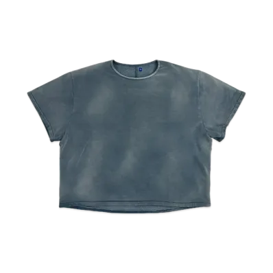 YEEZY GAP Fleece Yoke Tee "Bluestone"