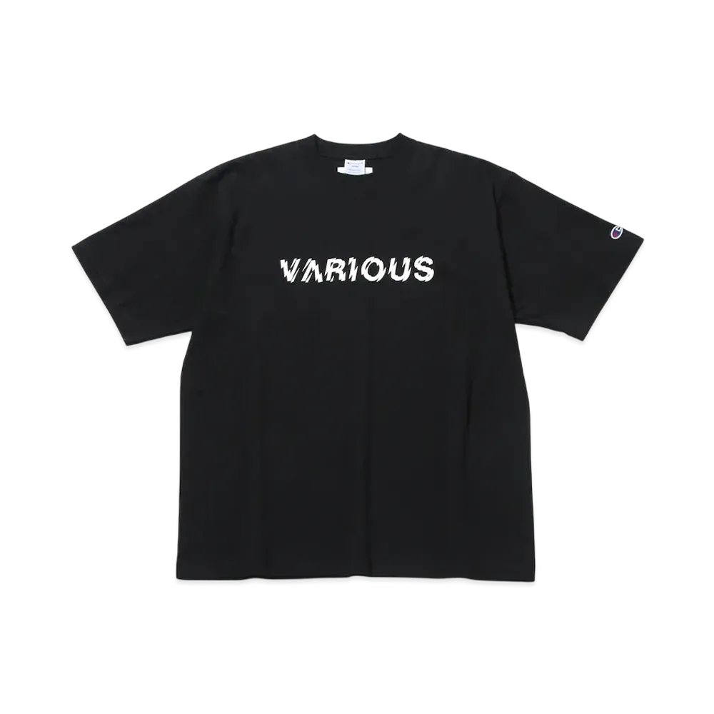 V.A. x Champion SS Tee #7 "Black"
