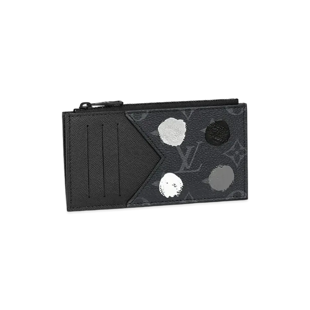 Louis Vuitton x Yayoi Kusama Coin Card Holder Monogram Eclipse Painted Dots