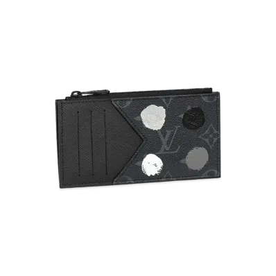 Louis Vuitton x Yayoi Kusama Coin Card Holder Monogram Eclipse Painted Dots