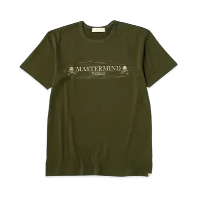 mastermind WORLD Noise Tee "Olive"