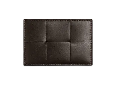 Bottega Veneta Cassette Credit Card Case "Fondente/Nocciola"