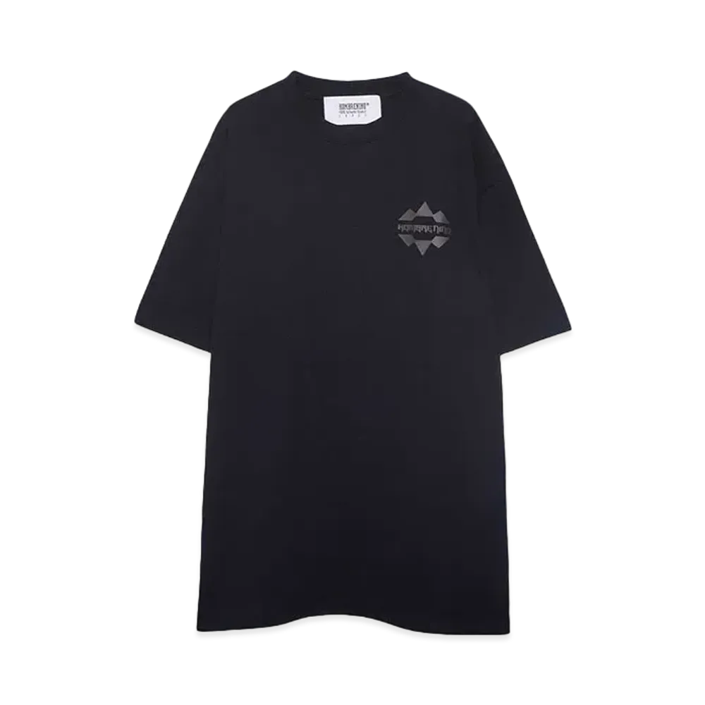 HOMBRE Nino S/S PRINT TEE (LOGO) "BLACK"