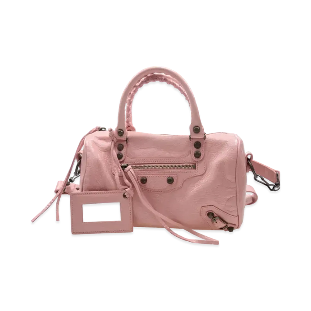 BALENCIAGA Handbag Lambskin "Pink"