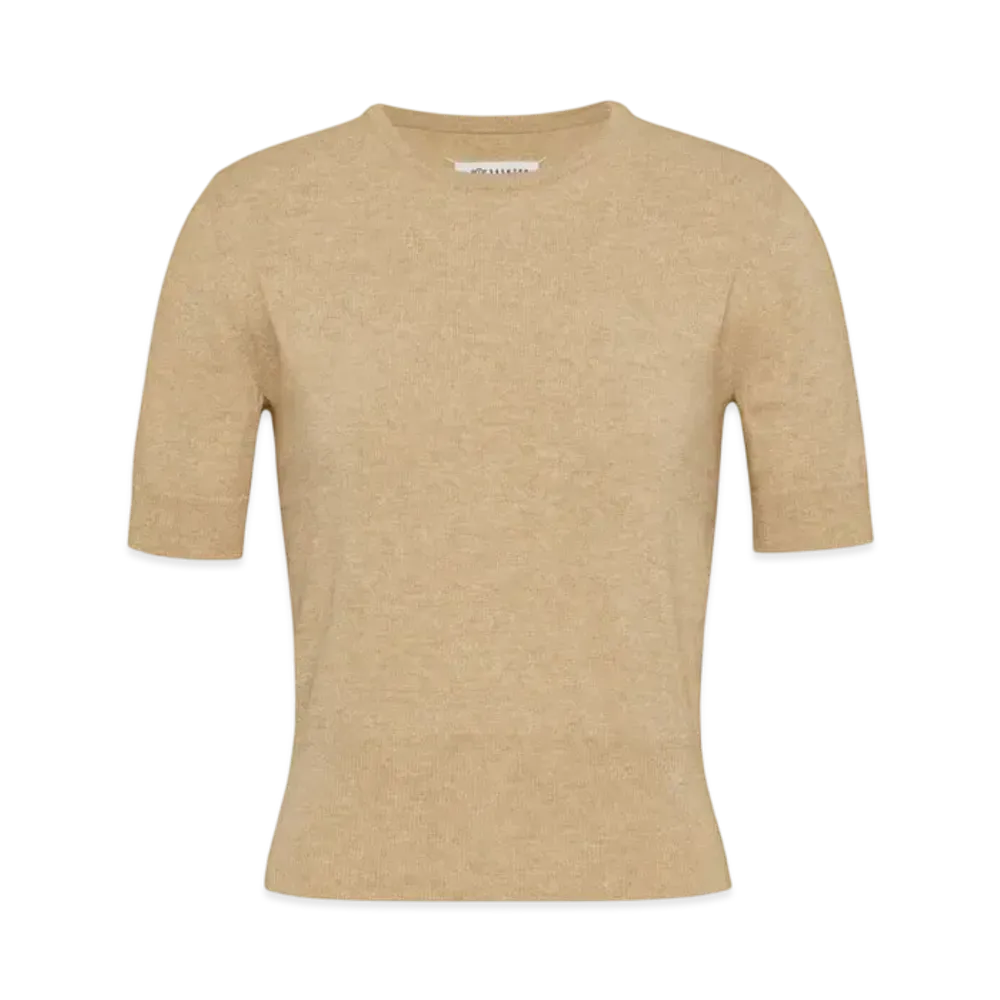 Maison Margiela Women's Wool Top "Walnut"