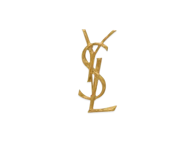 Saint Laurent cassandre Brooch "Gold"