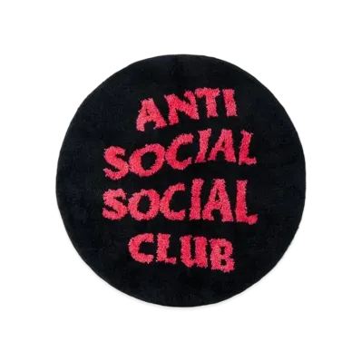 ANTI SOCIAL SOCIAL CLUB No Shoes Inside Rug "Black"