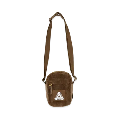 PALACE Corduroy Shot Bag "Brown"